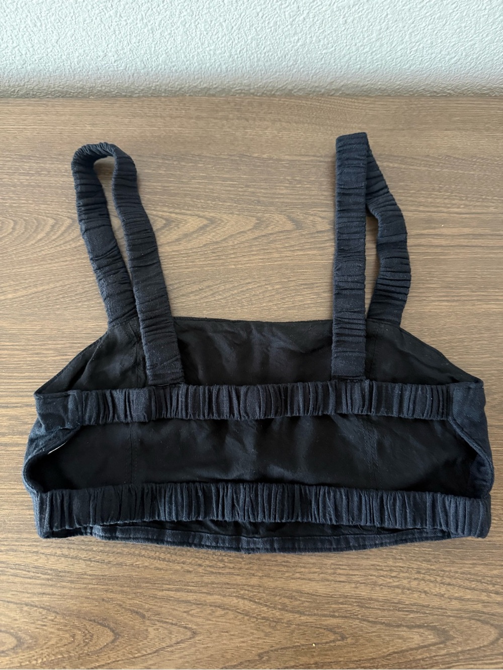 A&F Crop with Ruched Straps